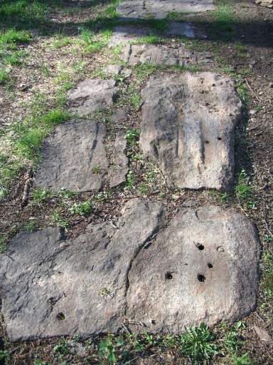 Sleeper Stones on the Morris Canal