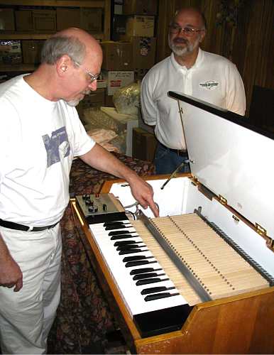 Mellotron M400 #500 - the insides