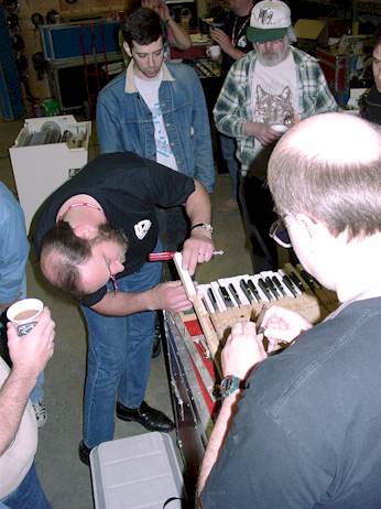 John Bradley demonstrates The Crimper