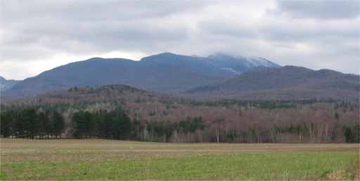 Mt. Mansfield in the clouds