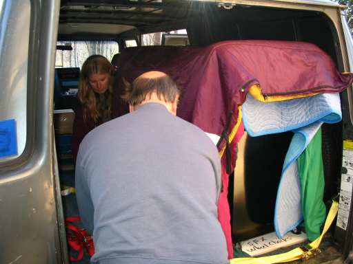 Mellotron FX Console #10006 ("The Mooatron") loaded in the van